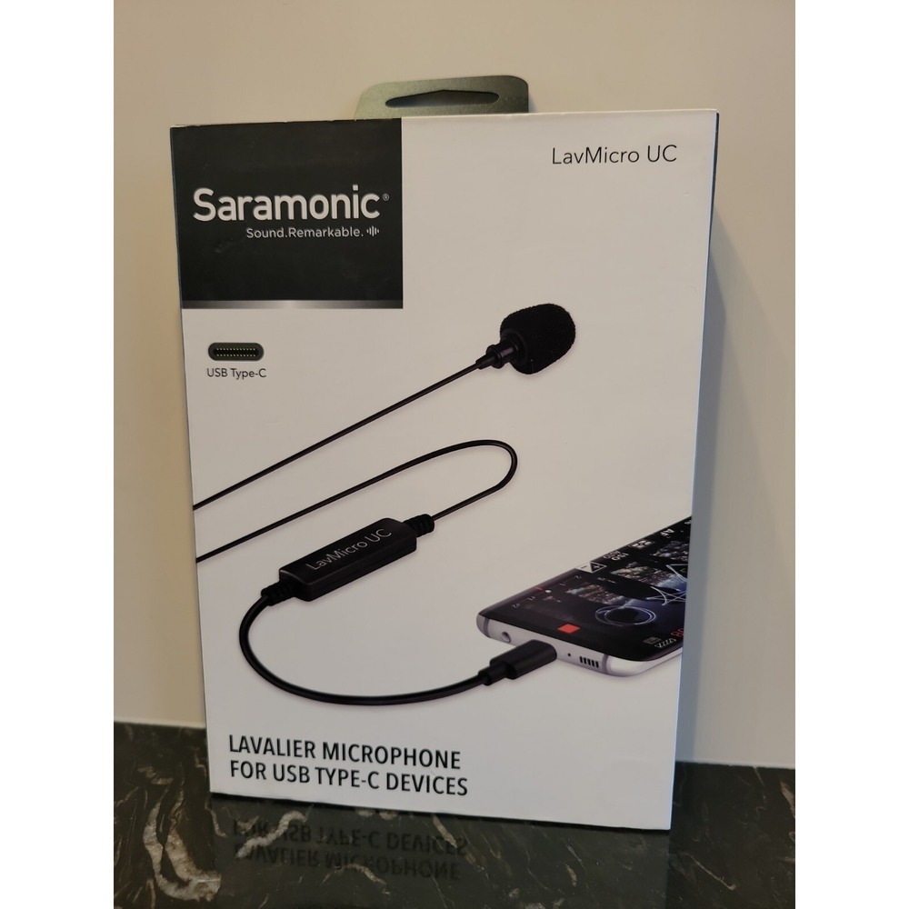 Saramonic LavMicro-UC Lavalier Omnidirectional Microphone for USB-C Smartphones
